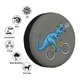 thumbnail image 4 of Fotbe Fun Riding Dinosaur Funda de Llanta de Repuesto con Estampado, Engrosada, Ajuste Universal para Jeep, Remolque, RV, SUV, Camión-16 inch, 4 of 6