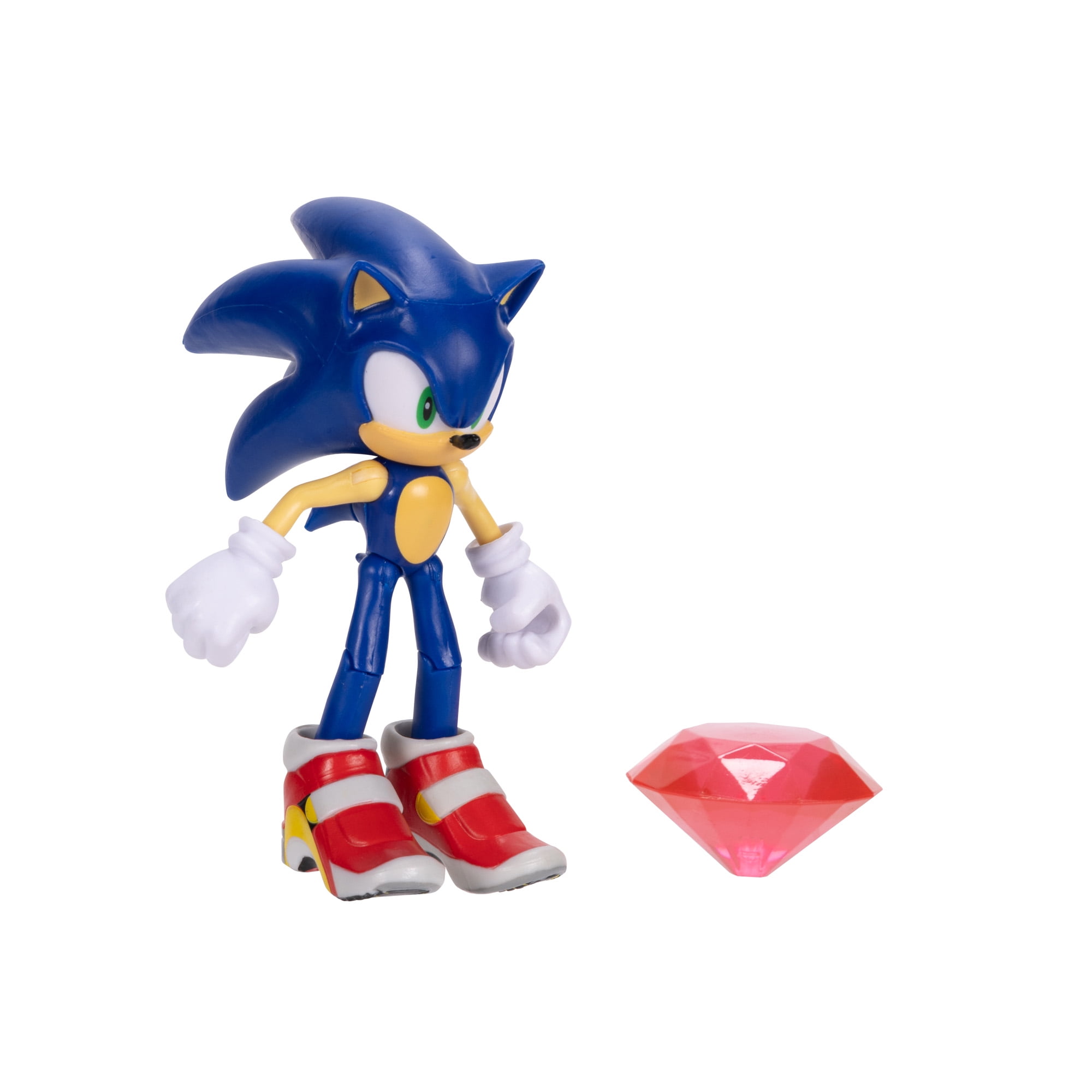 Sonic the Hedgehog 4 Inch Figures - Sonic with Red Chaos Emerald