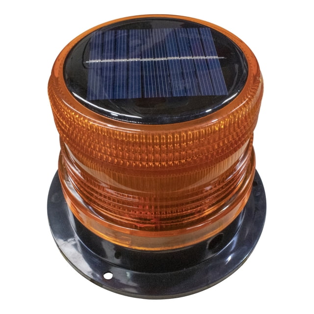 Torreta Con Panel Solar Led 360° Magnética Y Atornillable