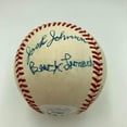 thumbnail image 2 of Buck Leonard Josh Johnson Double Duty Radcliffe Negro League Signed Baseball JSA, 2 of 4