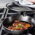 thumbnail image 4 of Lodge 10.25 Inch Dual Handle Cast Iron Grill Pan, 4 of 7