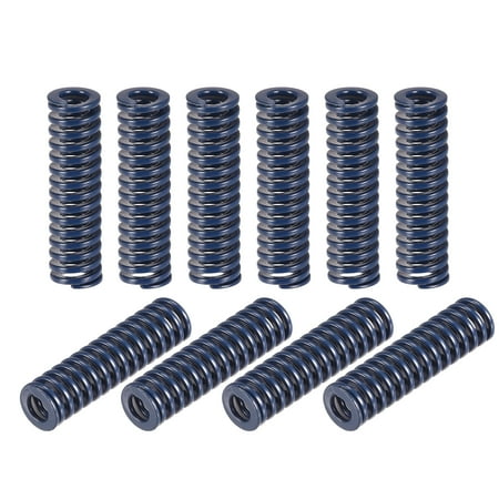 

Uxcell Die Spring 20 Pack 8mm OD 30mm Long Spiral Stamping Light Load Compression Die Springs Blue