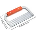 thumbnail image 6 of Crinkle ,  Fry  for Potatoes, Upgraded Stainless  ,  Slicer Frency Fry Crinkle   Wavy  Tool for Potatoes Carrots Cucumbers, 6 of 7