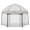 Grey, variant on Dream On Me Onyx Baby Play Yard Set with Canopy, Black