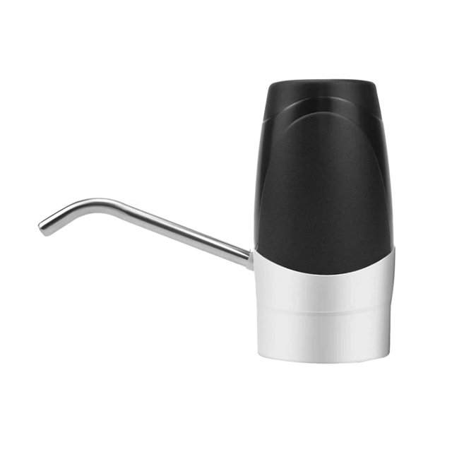 1 paquete de bomba de agua para botella de 5 galones, dispensador de botella de agua con carga USB con interruptor, ajuste universal para el hogar, cocina, oficina y exteriores