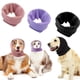thumbnail image 2 of Mascotas Perros Gatos Sombreros Alivio de la ansiedad Aseo Orejas Pasamontañas Protección Invierno Cálido Bufanda para mascotas Púrpura (M) JM, 2 of 5