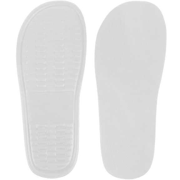 Tineasur EVA Slipper Soles White Foam Cushion Pads 1 Pair Wear Resistant Lightweight