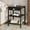 Black, variant on Gianna 15.7" Small Side Table with Charging Station, End Table with Outlets & USB Ports, 3-Tier Adjustable Storage Nightstand for Living Room, Bedroom, Small Spaces, Black
