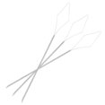 thumbnail image 5 of KAKOWELY 3Pcs Dreadlock Crochet Needle Small Interlocking Tool Hair Extension Tools,2.6X"X0.31"X0.04", 5 of 5