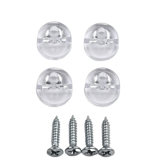 4pcs Mirror Wall Clips Fixing Kit Frameless Clips Glass Bracket Mounting Hanging Mirror Mounting Clips Lightweight Tools Hot