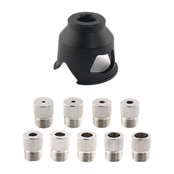 Localizador de brocas de orificio recto, punzón de posicionamiento, herramienta de carpintería, kit de plantilla de espiga autocentrante para Negro