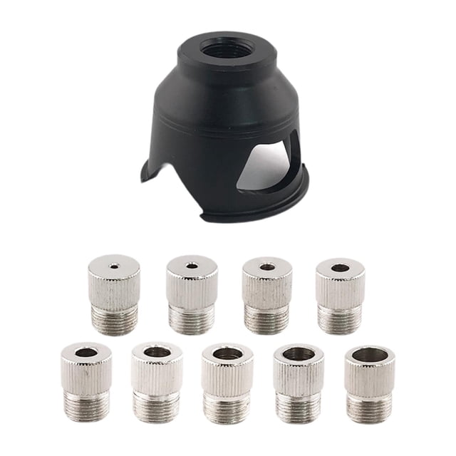 Perforadora de posicionamiento, perforadora vertical, guía de broca para espiga portátil, accesorios, localizador de brocas para agujeros rectos de Negro