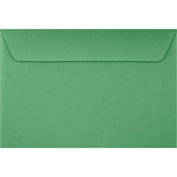 LUXPaper 6 x 9 Booklet Envelopes, Bright Green, 50/Pack