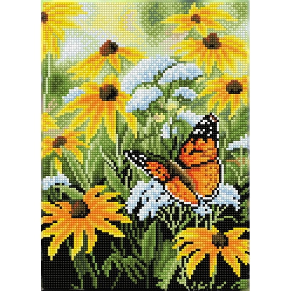 Diamond Dotz Spring Flight Diamond Painting Kits for Adults - Diamond Art Kits a Relaxing Creative Craft Kit with Dotz Gems 13.8x9.8
