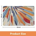 thumbnail image 4 of Boho Chic Bath Mat with Retro Sun Design - Non-Slip for Safety, Half Round, Colorful Water Absorbent Microfiber, Easy Maintenance with Machine Washability, Perfect for Bathroom or Shower, 20x32 inch, 4 of 5