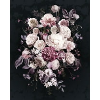 Bouquet Noir Wall Mural