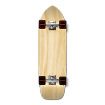Yocaher Old School Blank Longboard Complete - Natural