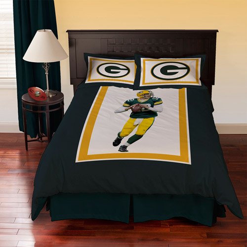 Biggshots Green Bay Packers,Aaron Rodgers Bedding Comforter Set