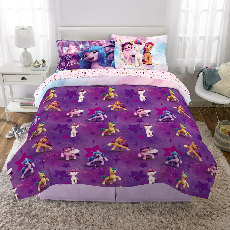 My Little Pony Kids Full Bed in a Bag, Comforter and Sheets