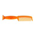 thumbnail image 1 of 22cm Plastic Coarse Teeth Scalp Massage Rake Comb for Long Thick Curly Hair Orange, 1 of 6