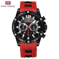 MINI FOCUS Men's Sports Watch Casual Waterproof Quartz Watch with Multiple Functions