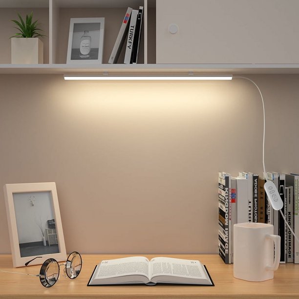 Lámpara de escritorio creativa y genial para dormitorio universitario, con luz LED, protección para los ojos, imán de aprendizaje, lámpara de lectura junto a la cama