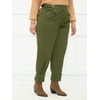 ELOQUII Elements Women's Plus Size Belted Waist Trousers