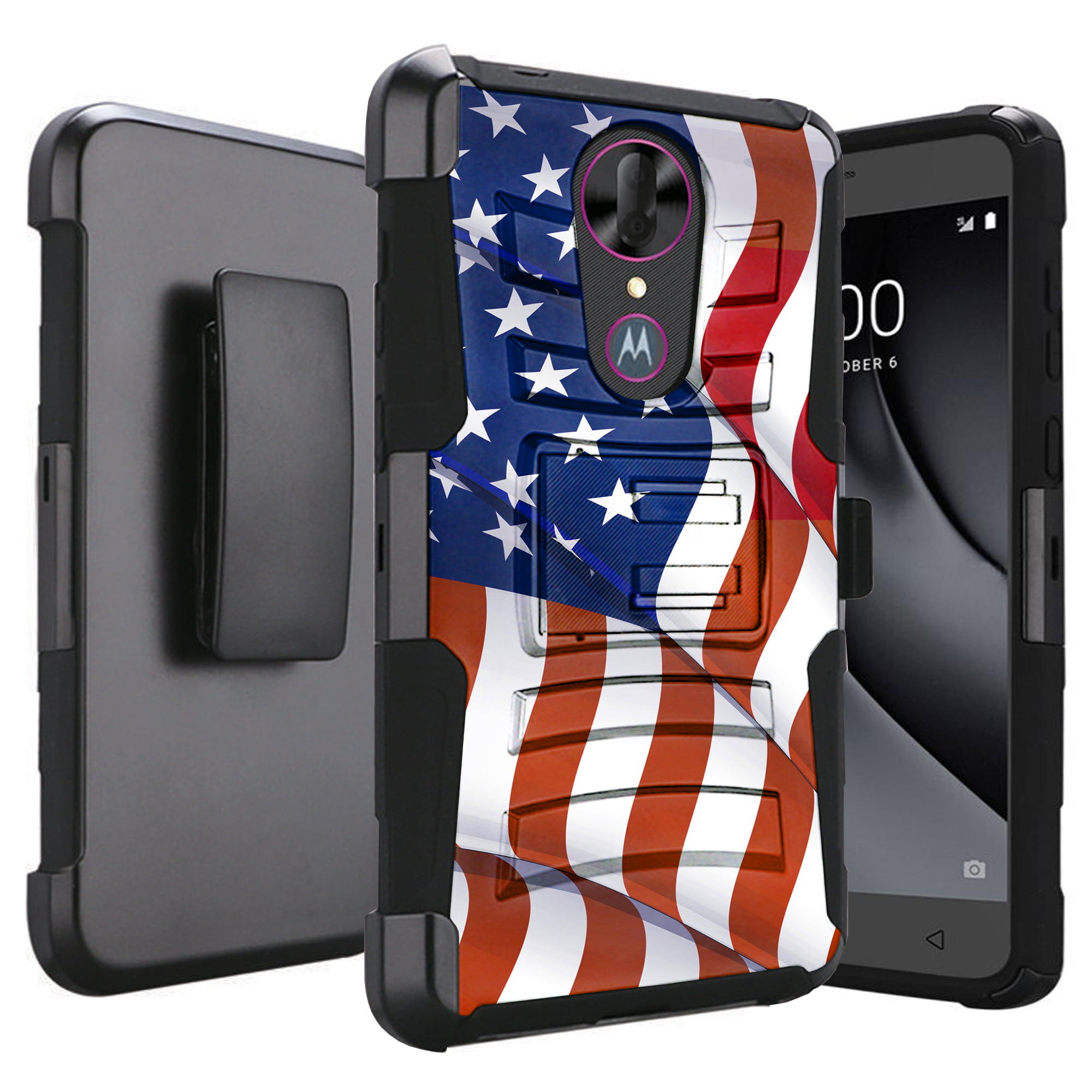 DALUX Hybrid Kickstand Holster Phone Case Compatible with