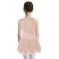 thumbnail image 3 of inlzdz Girls Sleeveless Rhinestone Dance Leotard Dress for Ballet Lyrical Dance Gymnastics Dancewear Pink 10, 3 of 7
