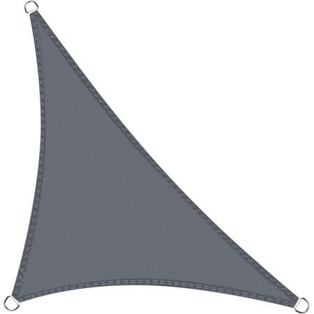 Voile D'ombrage Triangulaire Aktive 360x360x360 Cm - Gris Anthracite, Polyester 160 G/m² - Pour Terrasse, Jardin