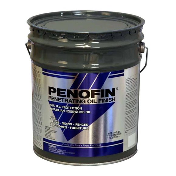 Penofin 158280 5 gal Label Penetrating Oil Finish 250 VOC, Cedar Blue