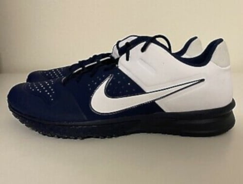 white nike baseball turf shoes