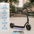 thumbnail image 6 of Hover-1 Alpha 2.0 Self Balancing Electric Scooter for Teens, LED Lights, 18 mph Max Speed, UL 2272 Certified, Black, 6 of 11