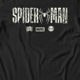 thumbnail image 3 of Marvel Spider-Man Brand New Day Men's Distressed Title Text Web T-Shirt (Black, S-XXXL), 3 of 4