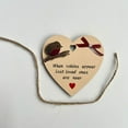 thumbnail image 3 of Xihbxyly Corazón de Madera para Dar Las Gracias, Decoración Navideña y Adorno Sentimental, Versátil para El Árbol de Navidad y El Hogar, Un Regalo Preciado para Amigos y Familiares, Material de Mader, 3 of 3