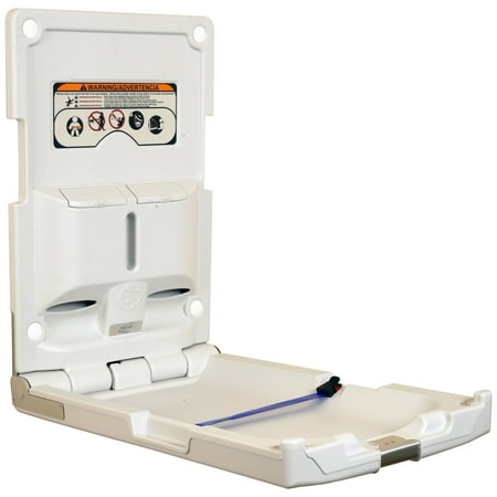 Polyethylene Baby Changing Station - Foundations Vertical Polyethylene Wall Mount Changing Station