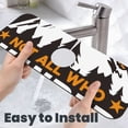 thumbnail image 6 of Pofeuu Not All Who Wander Are Lost4 Print Splash Guard for Sink Faucet Sink Gadgets-Splash Guard Behind Faucet Drip Catcher for Kitchen, Bathroom,Sink Mat, 6 of 7
