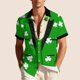 thumbnail image 5 of Ceisia St. Patrick's Day Men's Unisex Hawaiian Shirt | Summer Beach Casual Short Sleeve Button Down Gift Printed Top, 5 of 9