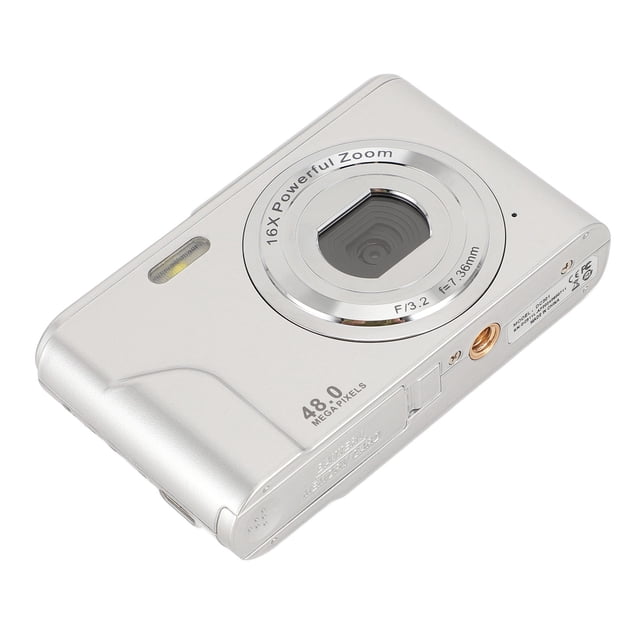 Cámara Digital De Apuntar Y Disparar, Cámara Digital 1080P Pantalla De 2,4 Pulgadas ABS Para Fotografía