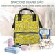 thumbnail image 5 of Disketp Banana A Mochila de Pañales de Gran Capacidad con Múltiples Bolsillos, Mochila de Viaje Multifuncional para Bebé, Unisex, Moderna y Resistente, 5 of 6