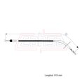 thumbnail image 3 of Cable Chicote Acelerador Soporte Izquierdo Compatible Con Nissan Pick Up Z24 2.4L 1986 1987 1988 1989 1990 1991 CAHSA Cable Chicote Acelerador, 3 of 7