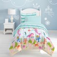 thumbnail image 1 of Mermaid Dreams Girl Bedding Twin or Full Comforter Set Bed in a Bag Ensemble, 1 of 4