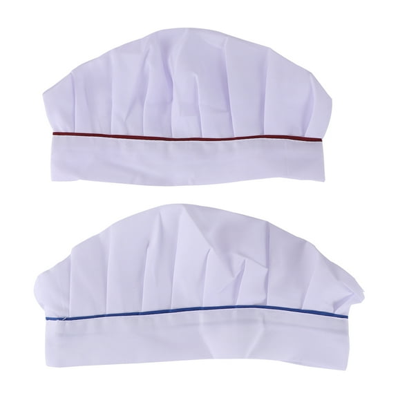 WHAMVOX 2 Pcs BBQ Cooking Hat Kids -proof Work Classic Chef Working Restaurant