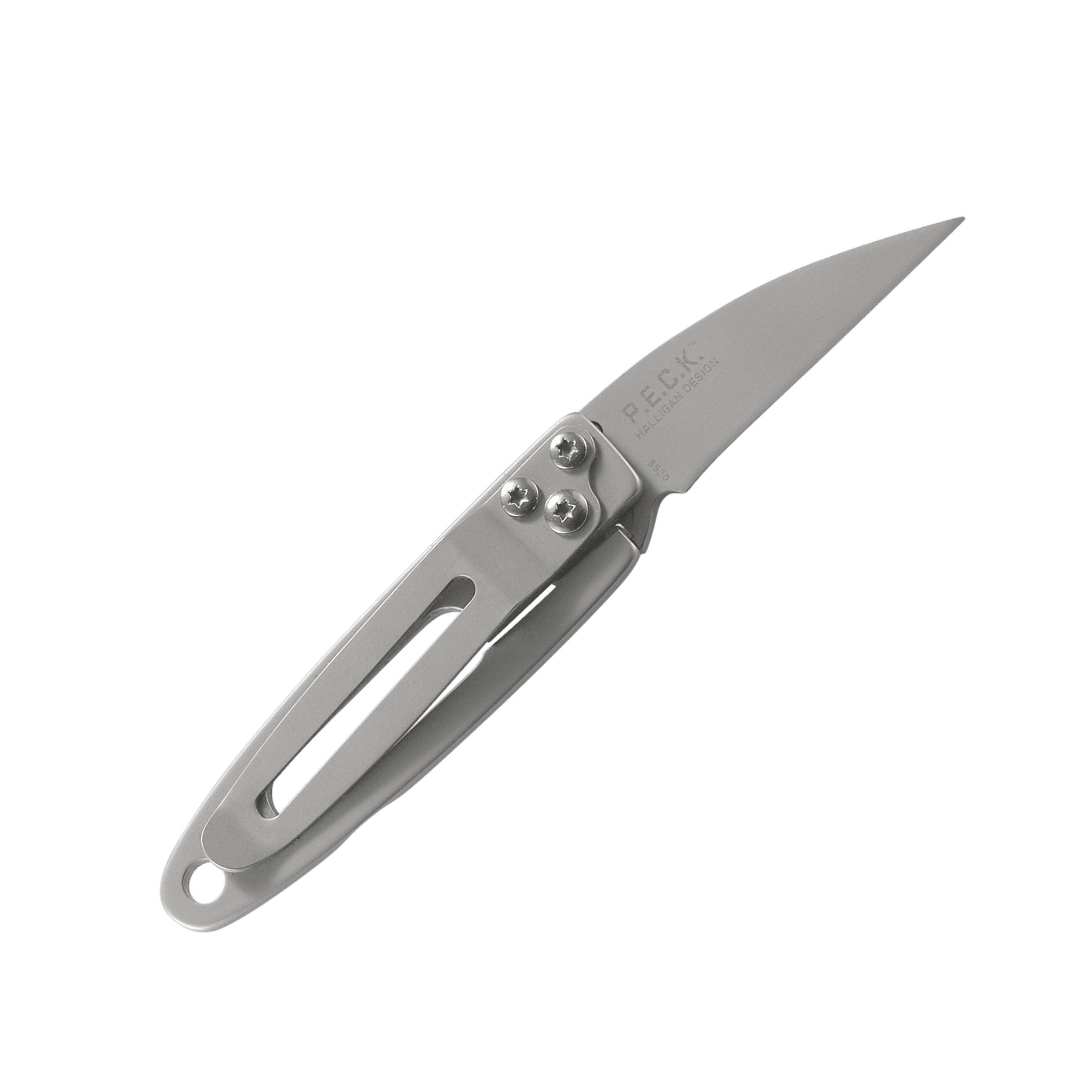 CRKT Delilah's P.E.C.K. Everyday Carry EDC Pocket Folding Knife with Frame Lock: Stainless Steel Plain Edge Blade, Stainless Steel Handle, Pocket Clip, 5520
