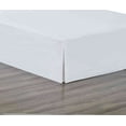 thumbnail image 3 of Sheets & Beyond Solid Microfiber Bed Skirt, King, White, 3 of 3