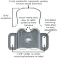 thumbnail image 2 of Hickory Hardware P108-2C-25B 1.37 in. Cabinet Catch, Cadmium - Pack of 25, 2 of 4