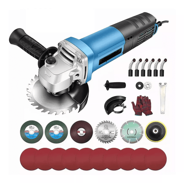Kit Esmeriladora Angular 2000 W 110 V Azul