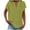 Army Green, variant on Fanxing Mint Green Summer Tops for Women Plus Size S 2025 Trendy Short Sleeve Cotton Linen Shirt Casual Button V Neck Tunic Blouses ( Women's Plus S-5XL)