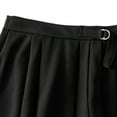 thumbnail image 3 of ASFGIMUJ Women Mid Length Suit Skirt A Line High Waisted Pleated Skirt Daily Half Suit Skirts, 3 of 6