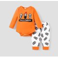 thumbnail image 1 of Patpat 2pcs Baby Boy Childlike Halloween Pattern Set, 1 of 5